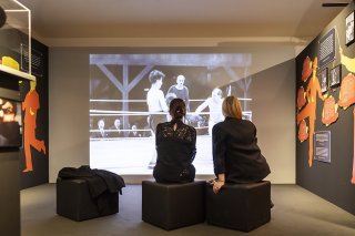 Le chiffre d'affaires des Parcs de loisirs de La Compagnie des Alpes, qui comprend notamment le musée Chaplin à Corsier-sur-Vevey a bondi de plus de 8% à 570 millions d'euros (531 millions de francs (archives). KEYSTONE/CYRIL ZINGARO